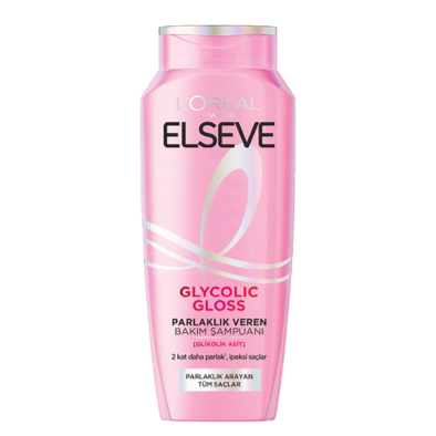 شامپو درخشان کننده مو لورآل Loreal مدل Glycolic Gloss حجم 300 میل(واردات قانونی از منطقه آزاد ارس)