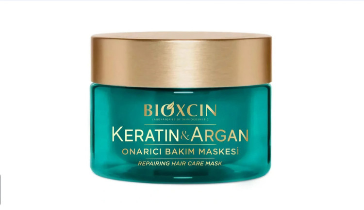 ماسک مو بیوکسین کاسهای کراتین و آرگان ترمیم کننده قوی موهای آسیب دیده(واردات قانونی از منطقه آزاد ارس)