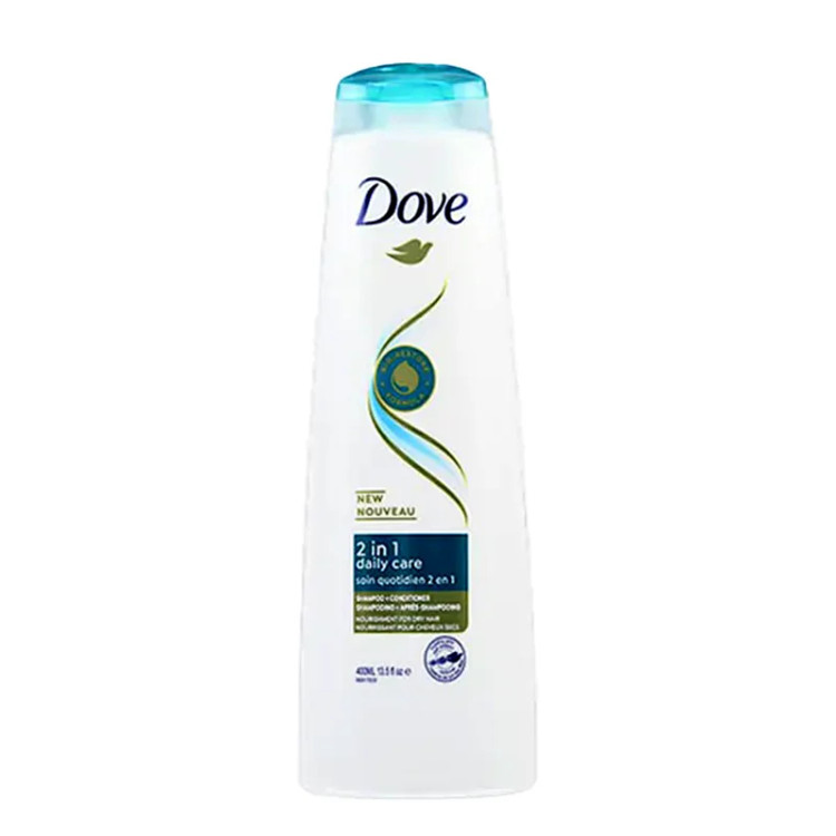 شامپو نرم کننده 2 در 1 داو مدل daily care حجم 400ml(واردات قانونی از منطقه آزاد ارس)