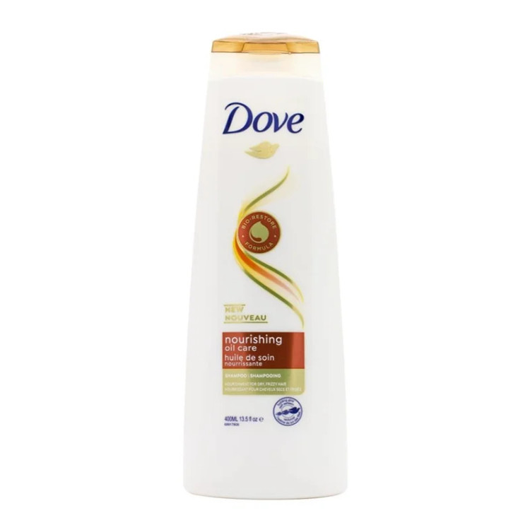 شامپو موهای خشک داو مدل nourishing oil care حجم400ml(واردات قانونی از منطقه آزاد ارس)