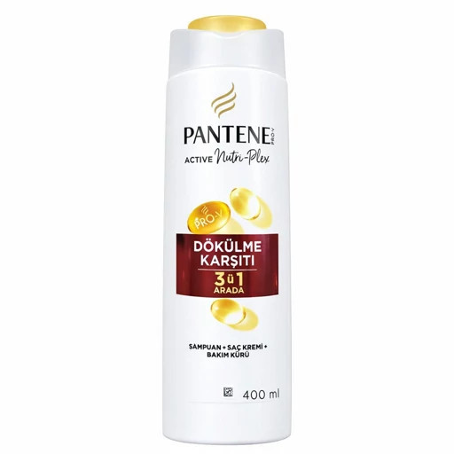 شامپو ضد ریزش مو پنتن مدل Dokulme 3 In 1 مناسب برای موهای آسیب دیده حجم 400 میلی(واردات قانونی از منطقه آزاد ارس)