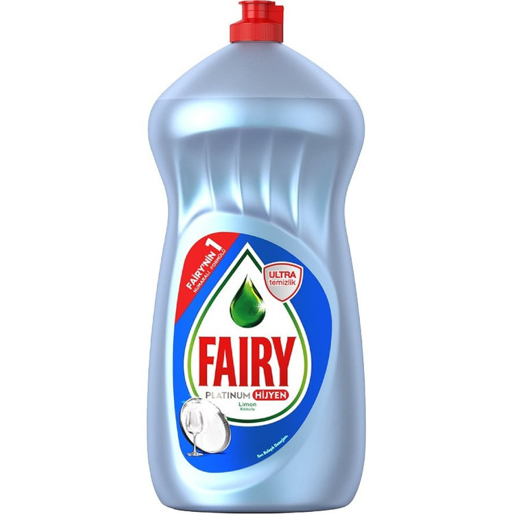 مایع ظرفشویی فیری Fairy مدل Platinum رایحه لیمو حجم 1500 میلی(واردات قانونی از منطقه آزاد ارس)