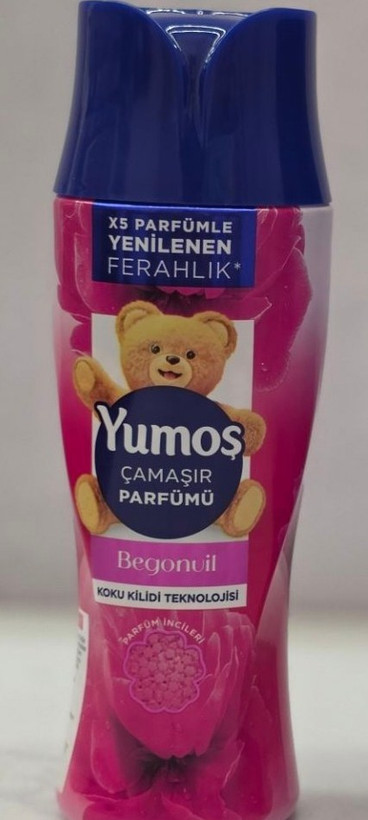 گرانول خوشبو کننده ماشین لباسشویی یوموش Yumoş با رایحه گل کاغذی BEGONVİL وزن 200 گرم(واردات قانونی از منطقه آزاد ارس)