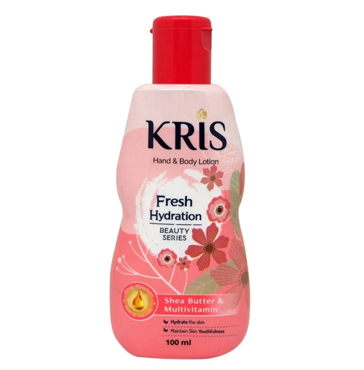 لوسیون بدن و دست KRIS مدل(Fresh Hydration) حجم 100 میلی(واردات قانونی از منطقه آزاد ارس)