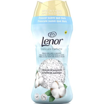 گرانول خوشبو کننده لباس لنور Lenor رایحه پنبه ای حجم 195 گرم (واردات قانونی از منطقه آزاد ارس)