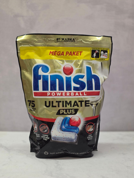 قرص ماشین ظرفشویی فینیش مدل Ultimate Plus بسته 75 عددی(واردات قانونی از منطقه آزاد ارس)