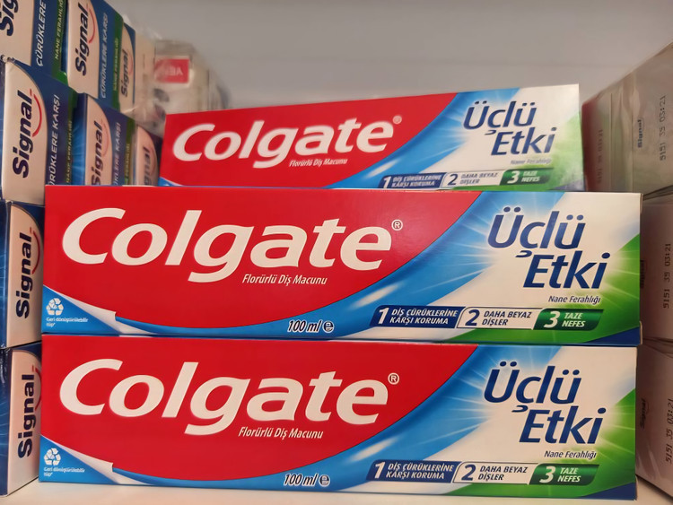 خمیردندان Colgate سه کاره(واردات قانونی از منطقه آزاد ارس)