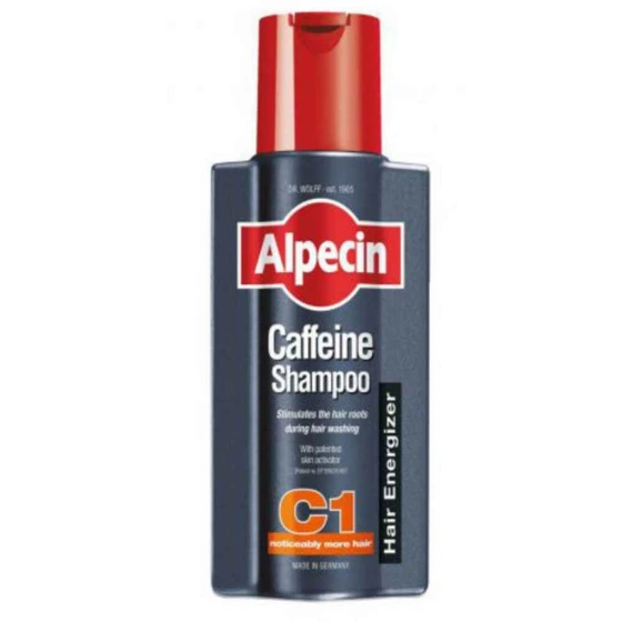 شامپو تقویت کننده و ضدریزش کافئین آلپسین مدل C1 حجم 375 میلی(واردات قانونی از منطقه آزاد ارس)