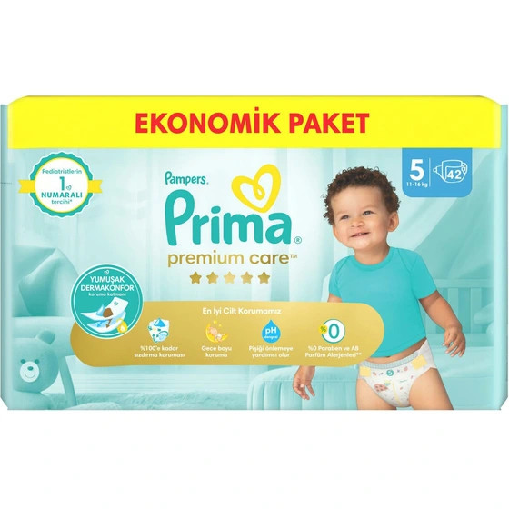 پوشک 42 عددی پریما سایز پنج لهستانی Prima (واردات قانونی از منطقه آزاد ارس)