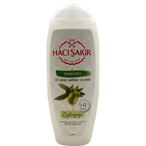شامپو روغن زیتون حاج شاکر مناسب تمامی موها Haci sakir حجم 500(واردات قانونی از منطقه آزاد ارس)