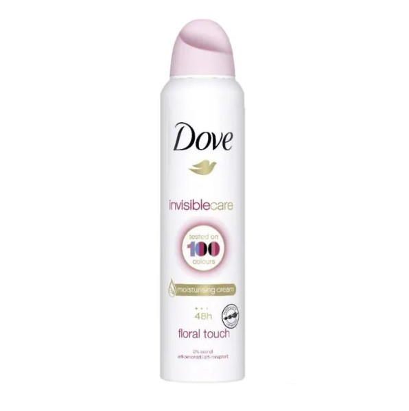 اسپری دئودورانت داو Dove زنانه مدل Invisible Care هندی با حجم 250 میلی(واردات قانونی از منطقه آزاد ارس)