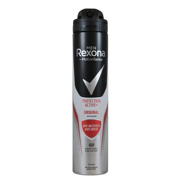 اسپری ضد تعریق مردانه رکسونا اصلی مدل Protection active+ original با حجم 200 میلی(واردات قانونی از منطقه آزاد ارس)