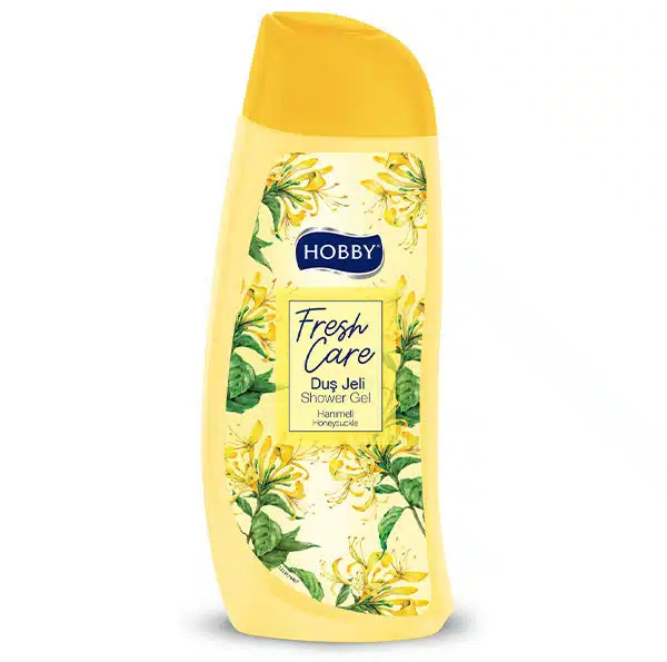 شامپو بدن هوبی Hobby مدل FreshCare با رایحه گل یاس و گل پیچ امینالدوله مناسب انواع پوست ها با حجم 500 میلی(واردات قانونی از منطقه آزاد ارس)