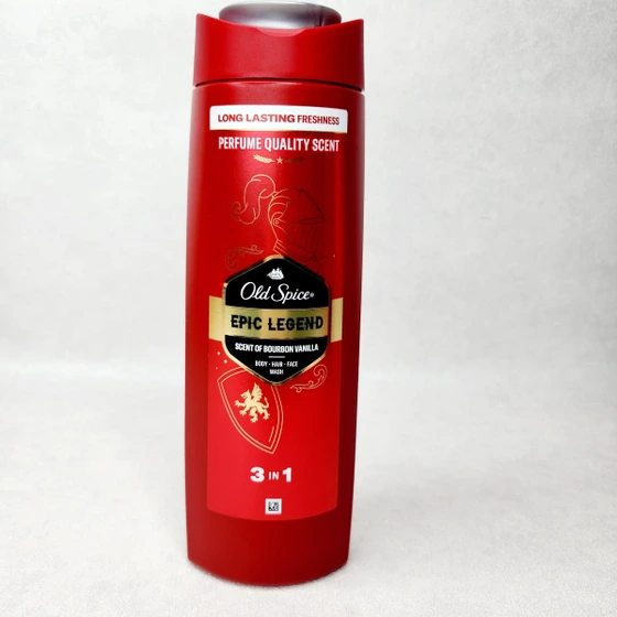 شامپو سر و صورت و بدن سه کاره مردانه اولد اسپایس Old Spice مدل Epic Legend با حجم 400 میلی(واردات قانونی از منطقه آزاد ارس)