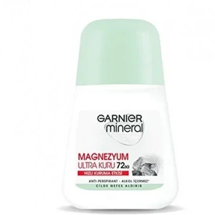 مام رولی ضدتعریق زنانه Garنیر مدل MAGNEZYUM ULTRA KURU با حجم 50 میلی(واردات قانونی از منطقه آزاد ارس)