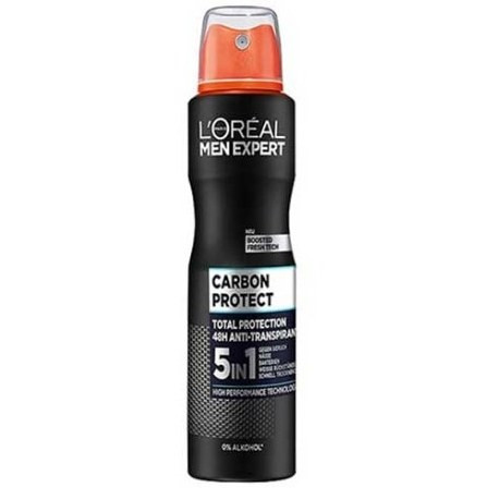 اسپری ضدتعریق Lورآل مدل Carbon Protect 5 in 1 با حجم 150 میلی (واردات قانونی از منطقه آزاد ارس)