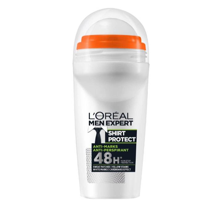 مام ضدتعریق مردانه Lورآل مدل Shirt Protect با محافظت 48 ساعته با حجم 50 میلی(واردات قانونی از منطقه آزاد ارس)