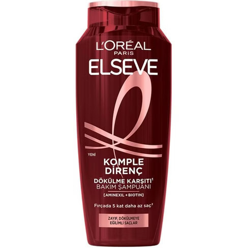 شامپو elسیو مشکی مدل komple direnc ، مناسب برای موهای ضعیف و مستعد ریزش ، ضدریزش قوی و تقویت کننده مو ، با حجم 300 میلی(واردات قانونی از منطقه آزاد ارس)