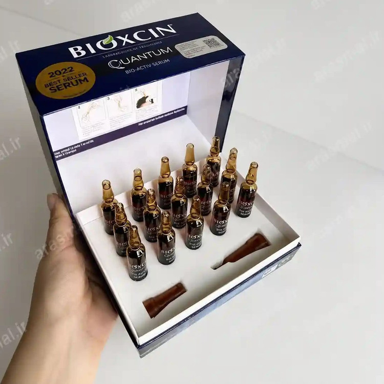 پک سرم مو bioاکتیو بیوکسین ، ضد ریزش مو ، حاوی بیوکمپلکس B11 و 18 نوع اسید آمینه و حاوی امگا 6 و امگا 8 ، بسته 15 عددی(واردات قانونی از منطقه آزاد ارس)