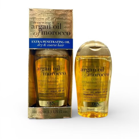 روغن آرگان مراکشی Oجی ایکس ، مناسب موهای خشک و آسیب دیده ، با حجم 100 میلی(واردات قانونی از منطقه آزاد ارس)